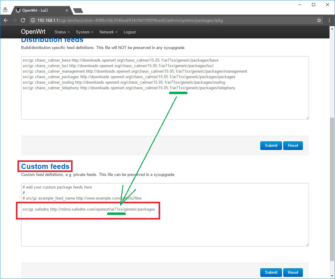 OpenWRT Filtering Module Setup Guide