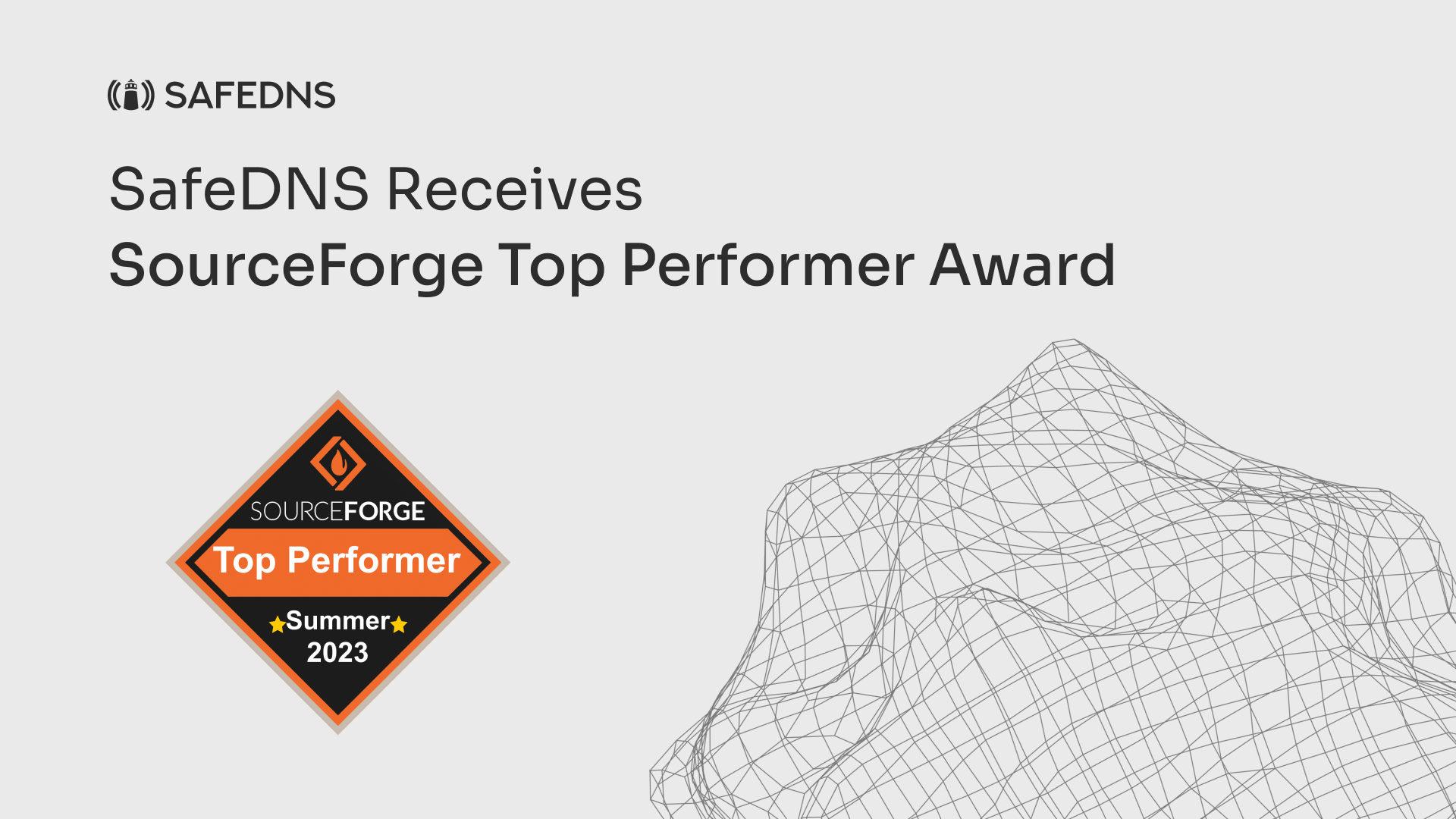 SafeDNS Receives SourceForge Top Performer Award