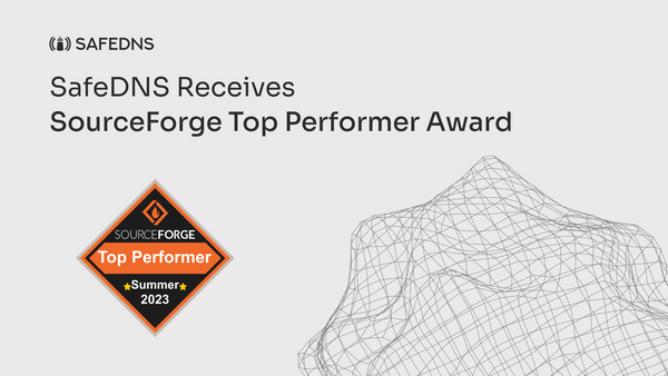 SafeDNS Receives SourceForge Top Performer Award